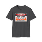 Danger BBQ Chef Let Him Cook T Shirt