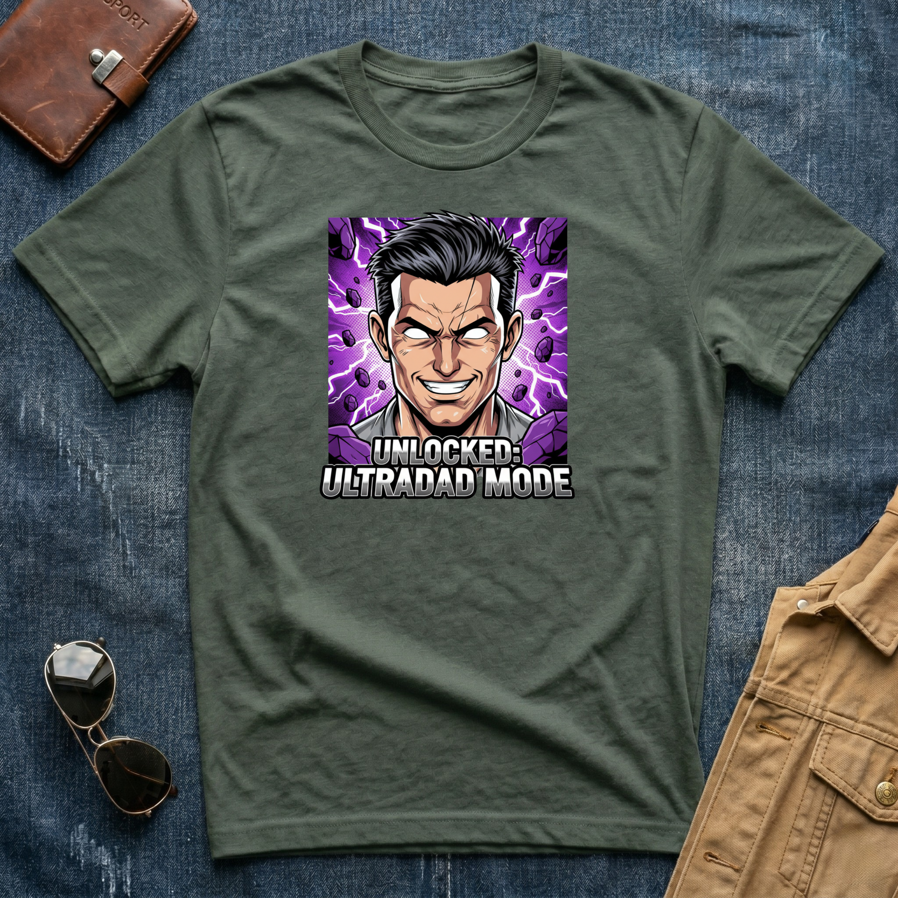 Anime Unlocked Ultradad Mode T-Shirt