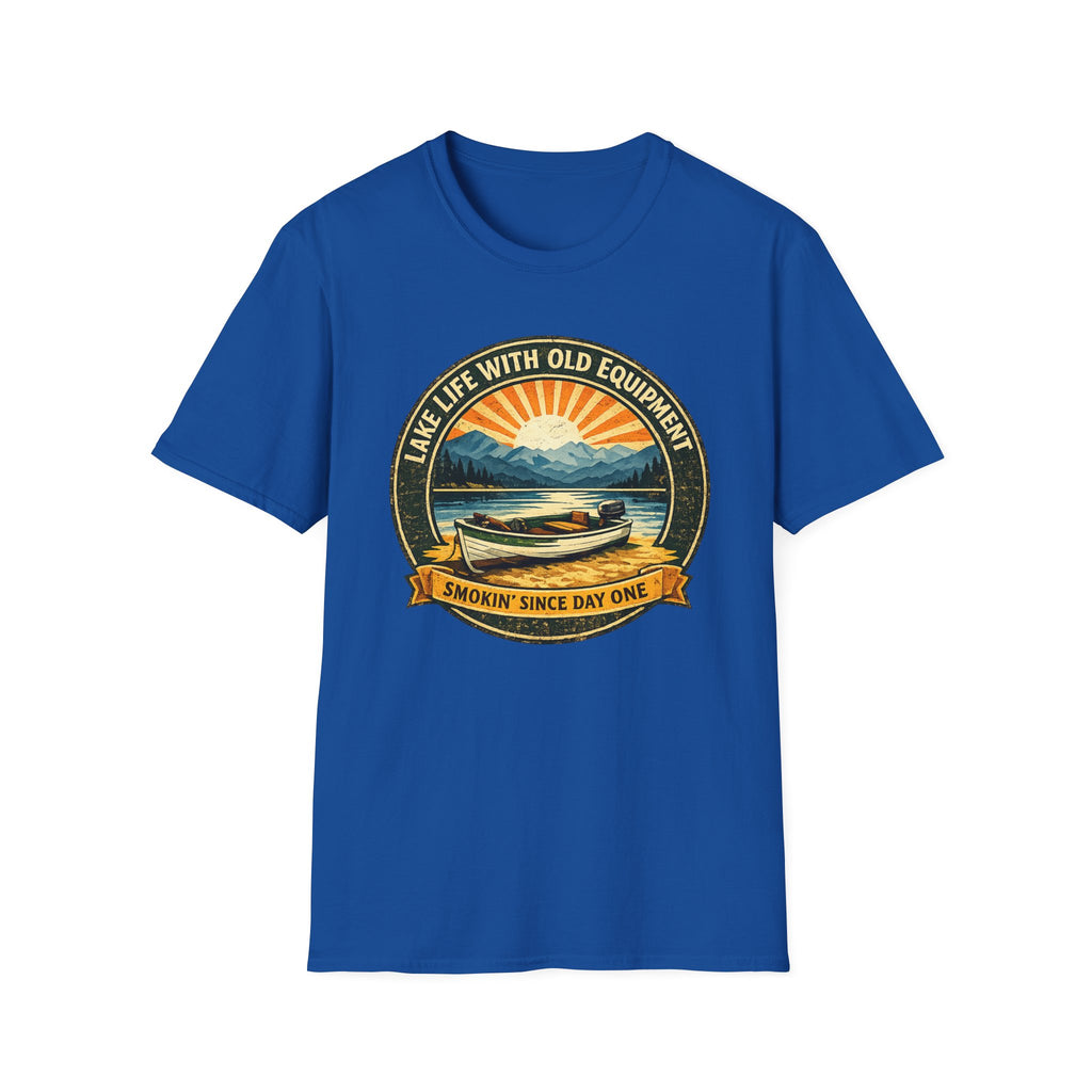 Lake Life With Old Equipment T-Shirt