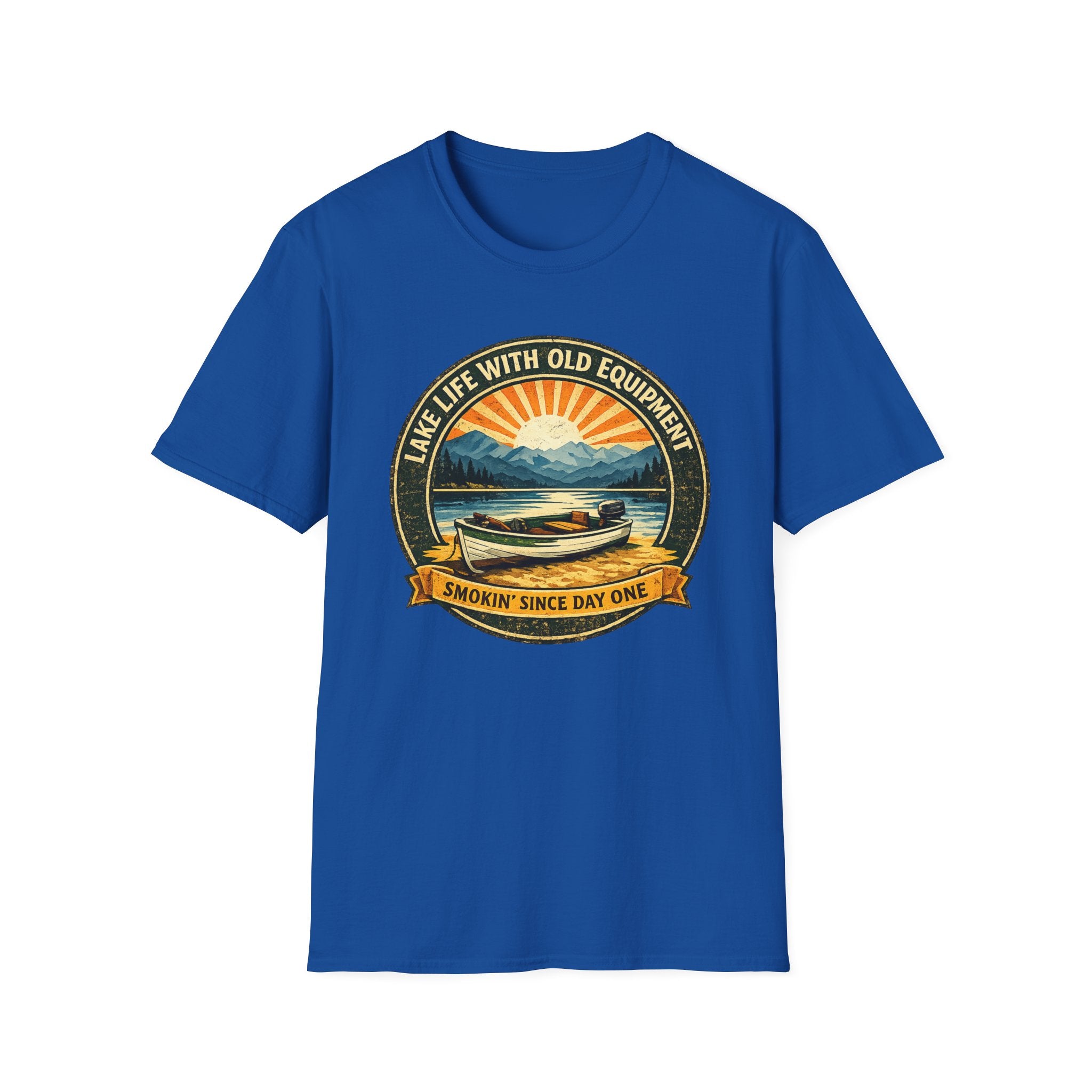 Lake Life With Old Equipment T-Shirt