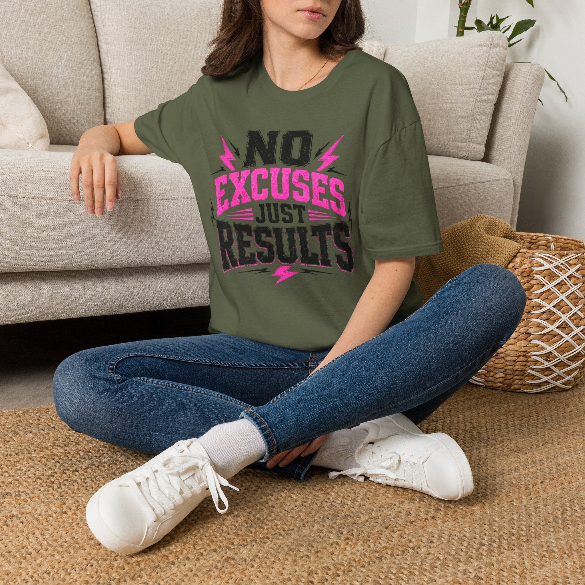 No Excuses Just Results T-Shirt