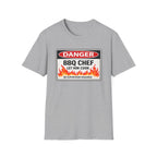 Danger BBQ Chef Let Him Cook T Shirt