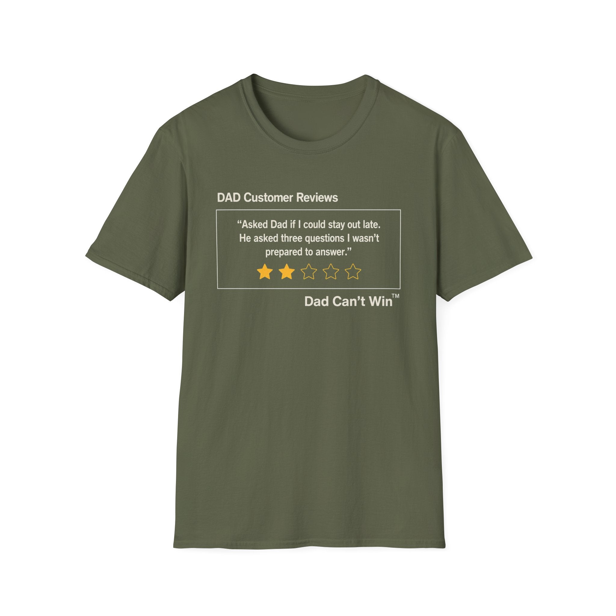 DCR Asked Dad If I Could Stay Out Late T Shirt