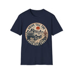 Drive Till The Pavement Ends Skeleton T‑Shirt