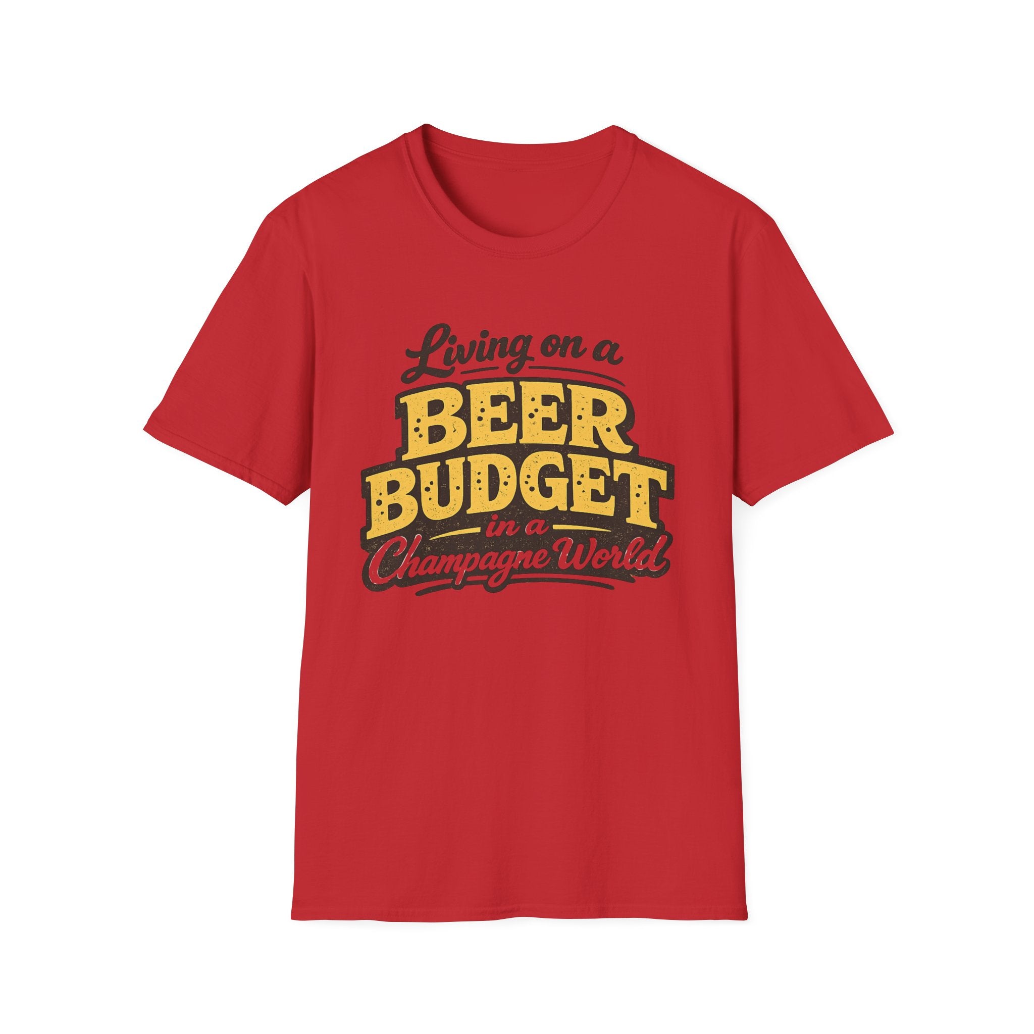 Living on a Beer Budget Bubbles T-Shirt