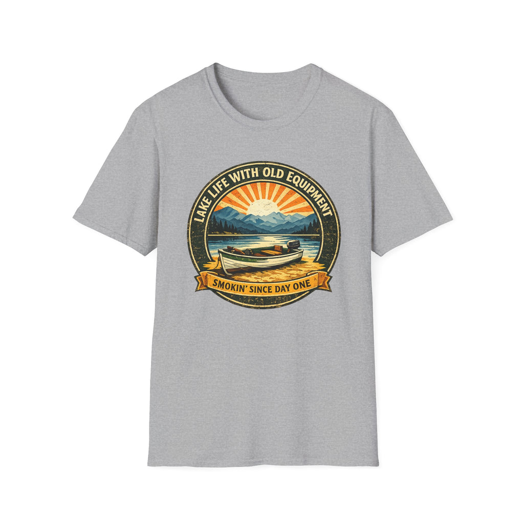 Lake Life With Old Equipment T-Shirt