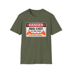 Danger BBQ Chef Let Him Cook T Shirt
