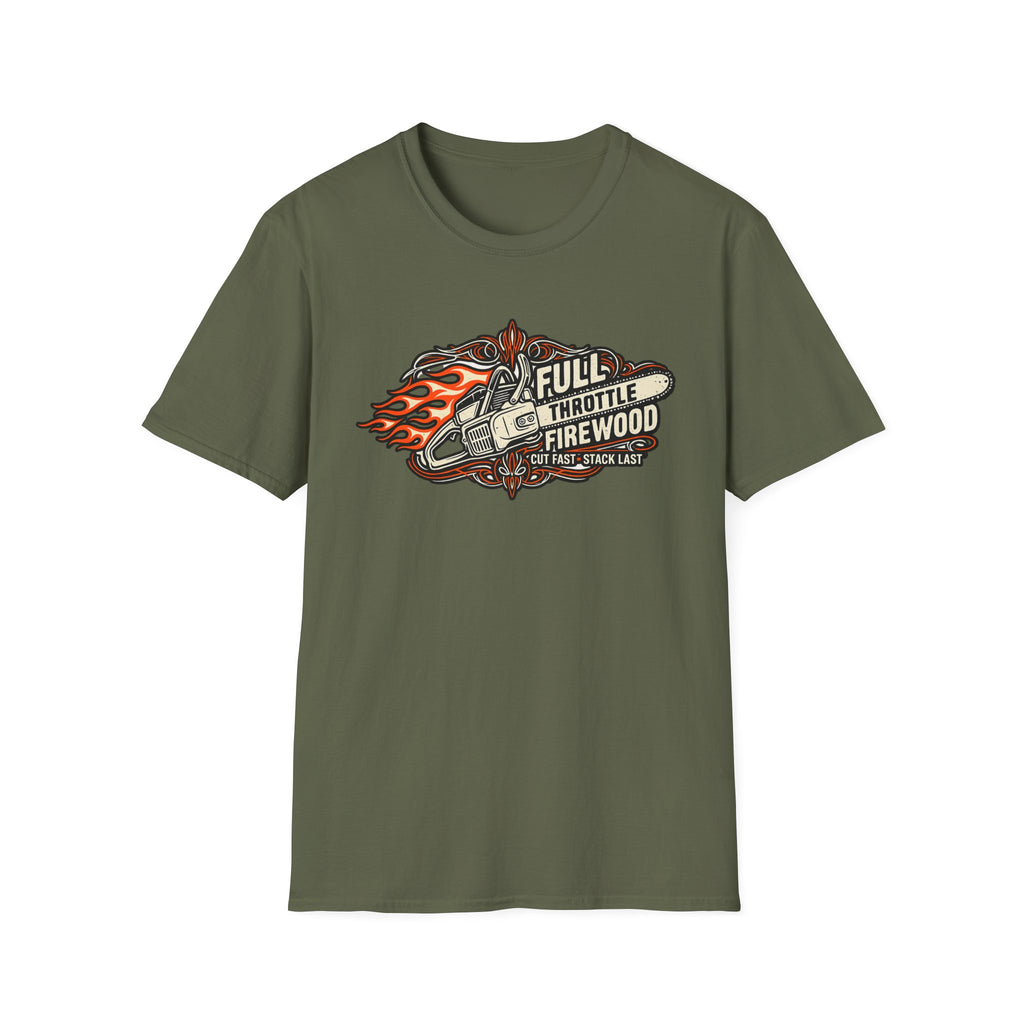 Full Throttle Firewood T Shirt