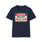 Danger BBQ Chef Let Him Cook T Shirt