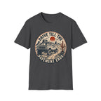 Drive Till The Pavement Ends Skeleton T‑Shirt