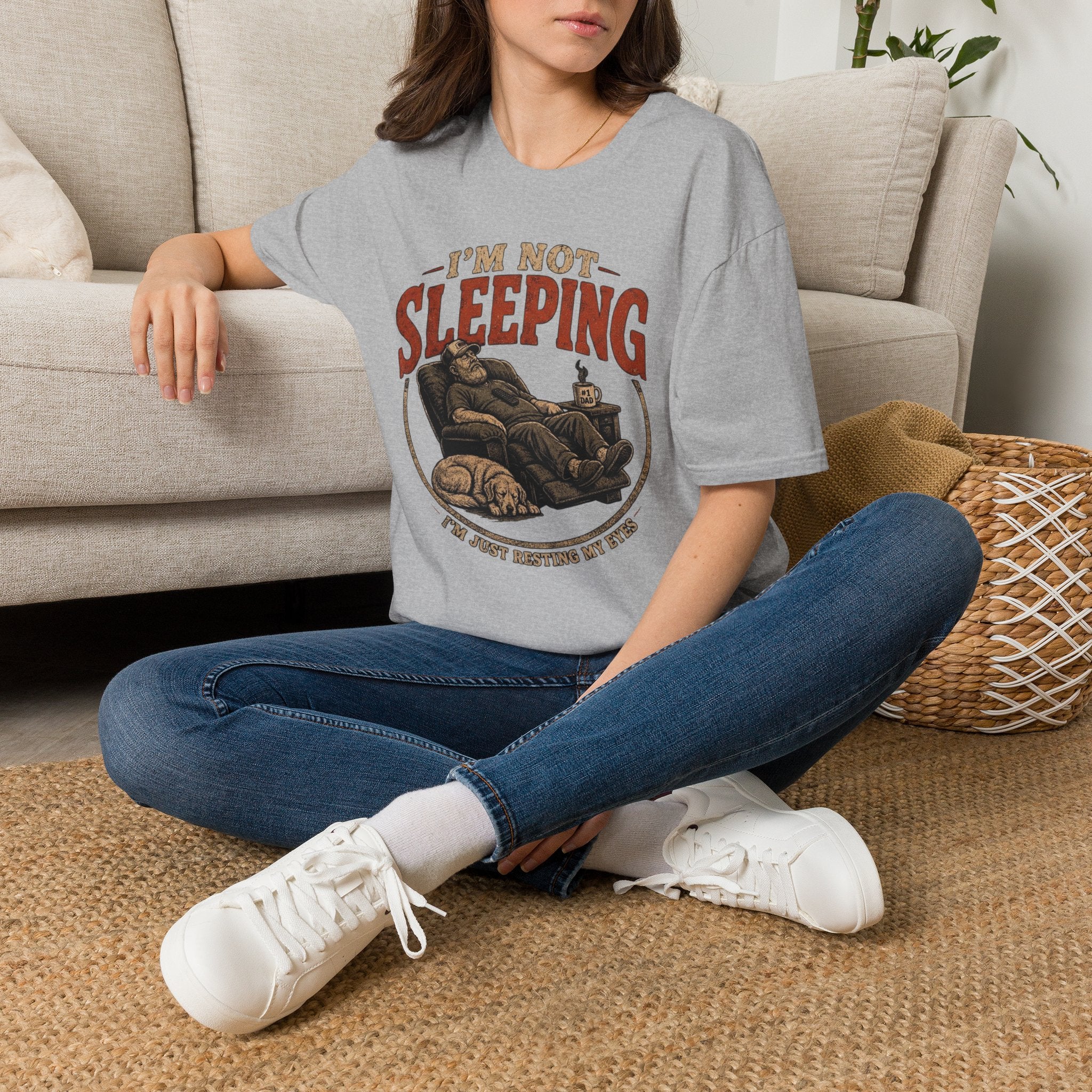 I'm Not Sleeping, I'm Just Resting My Eyes Beard T Shirt