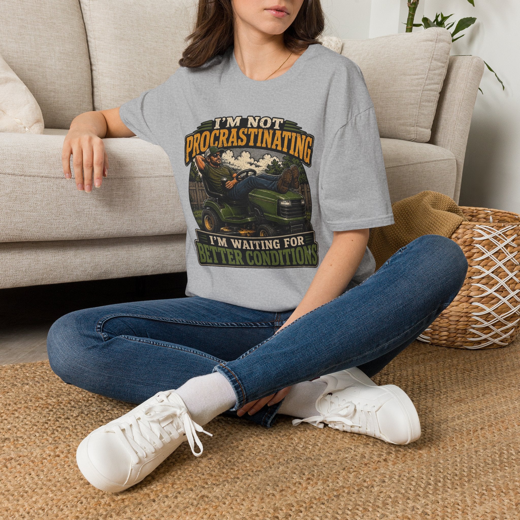 I'm Not Procrastinating Tee I'm Waiting for Better Conditions T‑Shirt