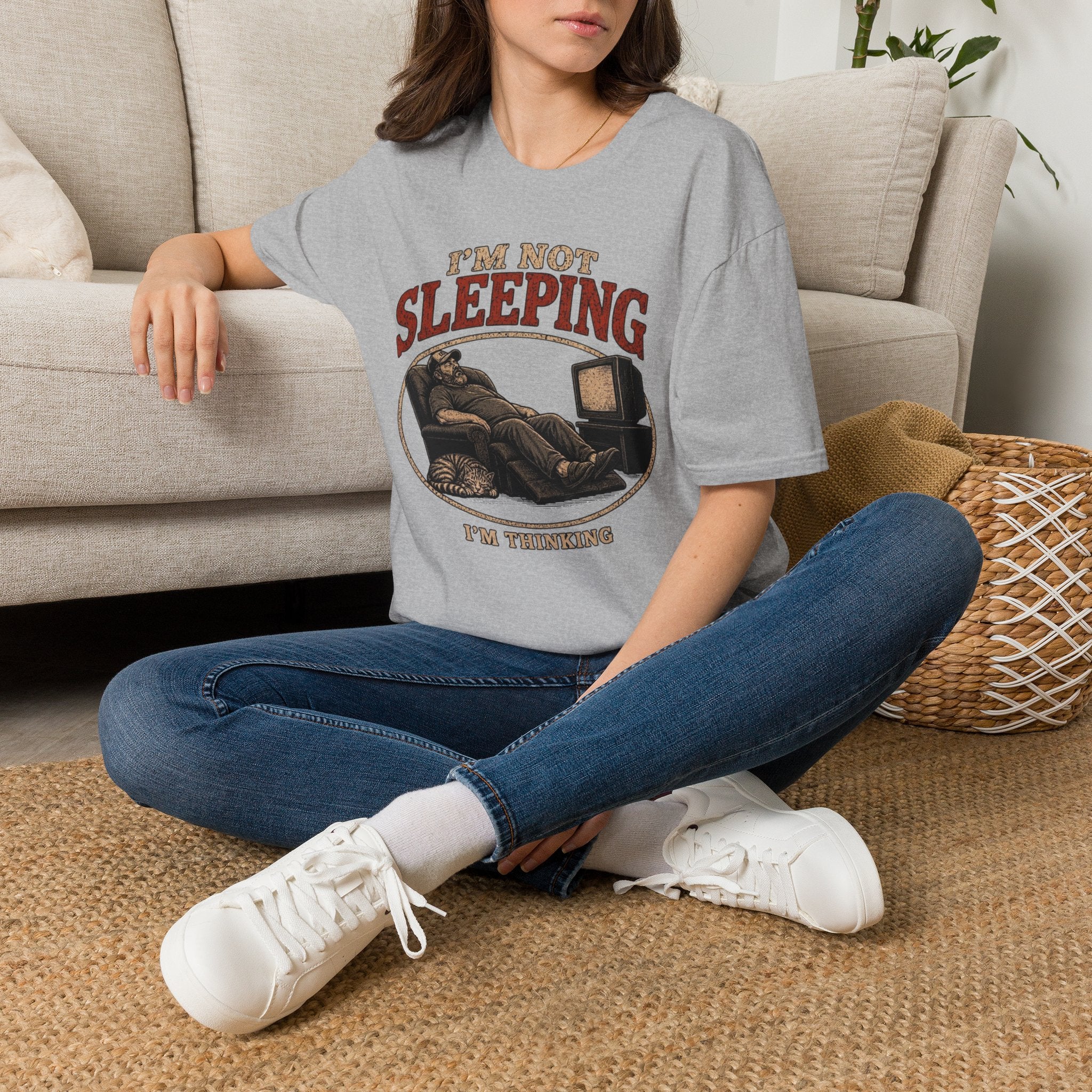 I'm Not Sleeping, I'm Thinking T Shirt