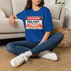 Danger BBQ Chef Let Him Cook T Shirt