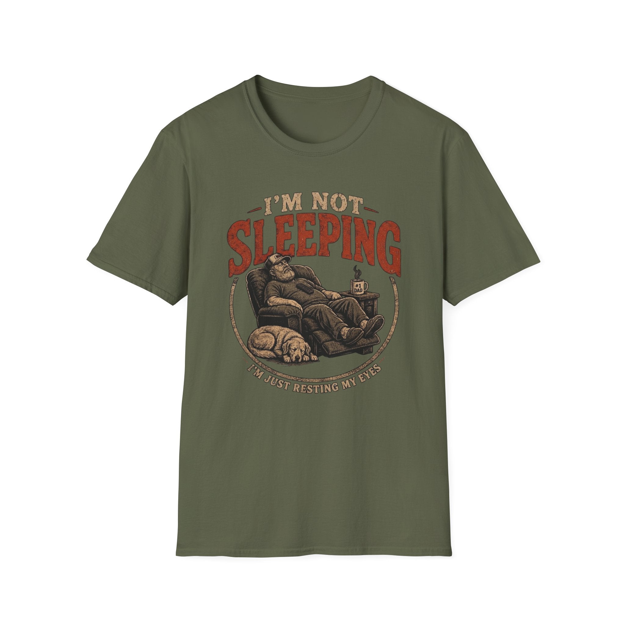 I'm Not Sleeping, I'm Just Resting My Eyes Beard T Shirt