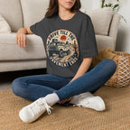 Drive Till The Pavement Ends Skeleton T‑Shirt
