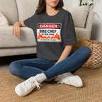 Danger BBQ Chef Let Him Cook T Shirt