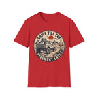 Drive Till The Pavement Ends Skeleton T‑Shirt