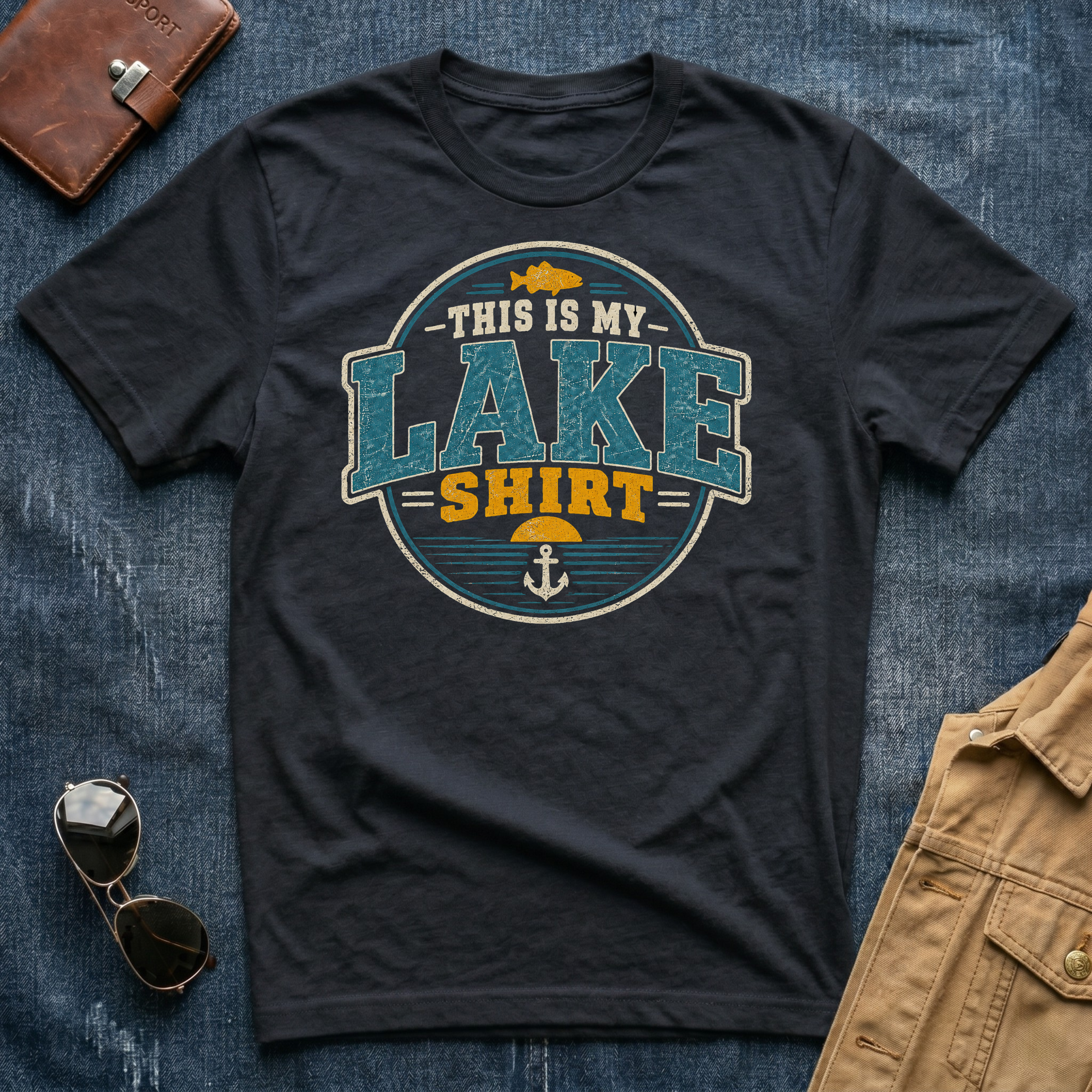 This Is My Lake Shirt Anchor T‑Shirt