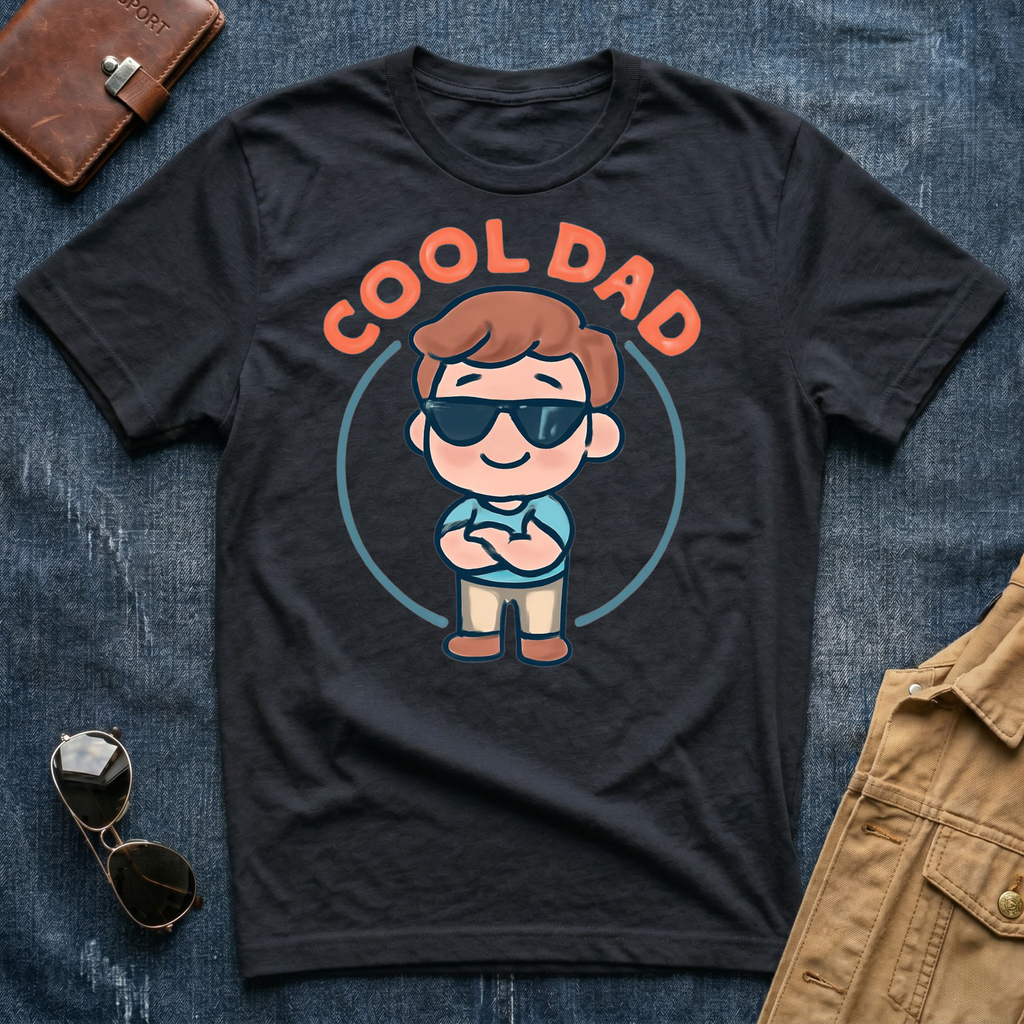 Anime Cool Dad Brown T-Shirt