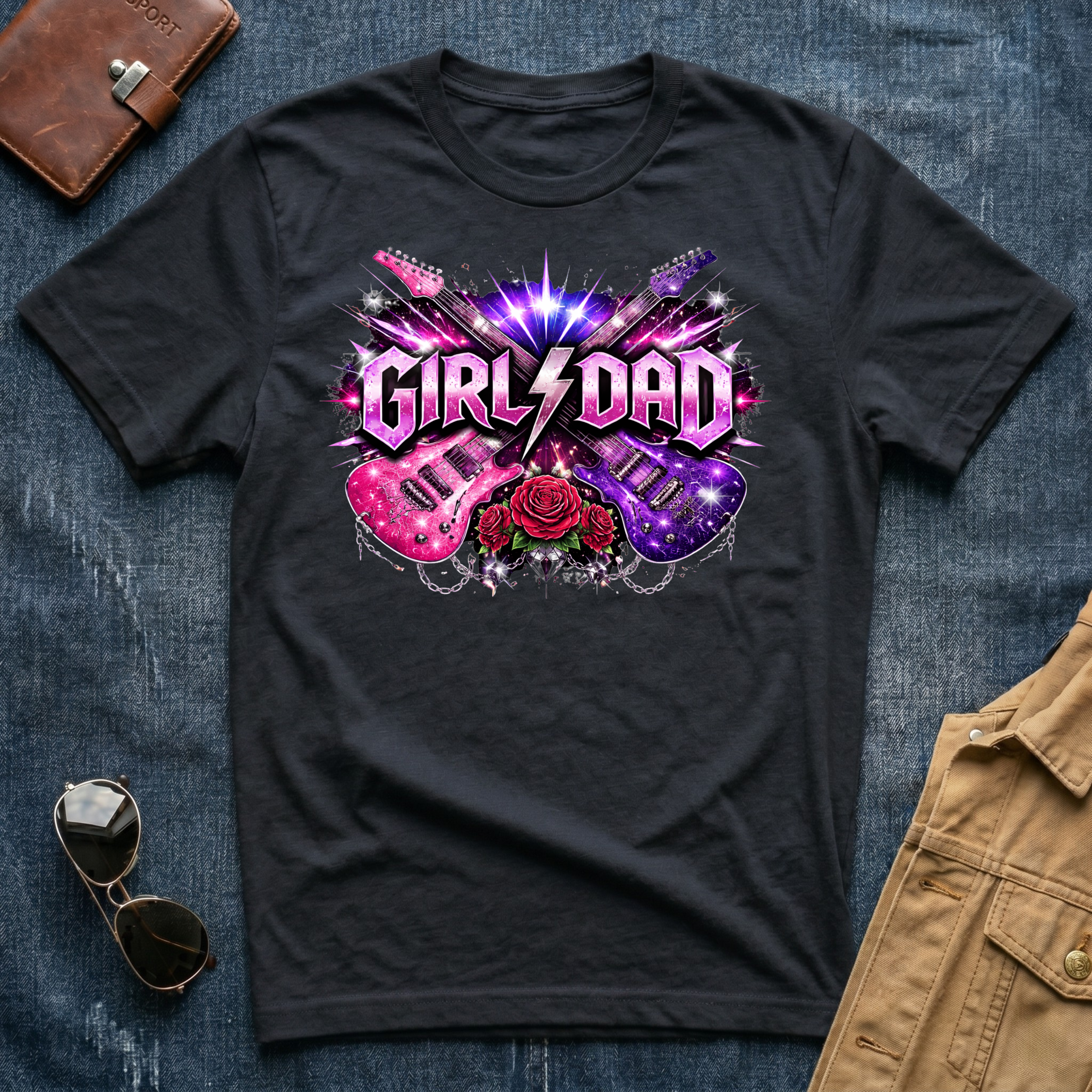 Girl Dad Guitars T-Shirt