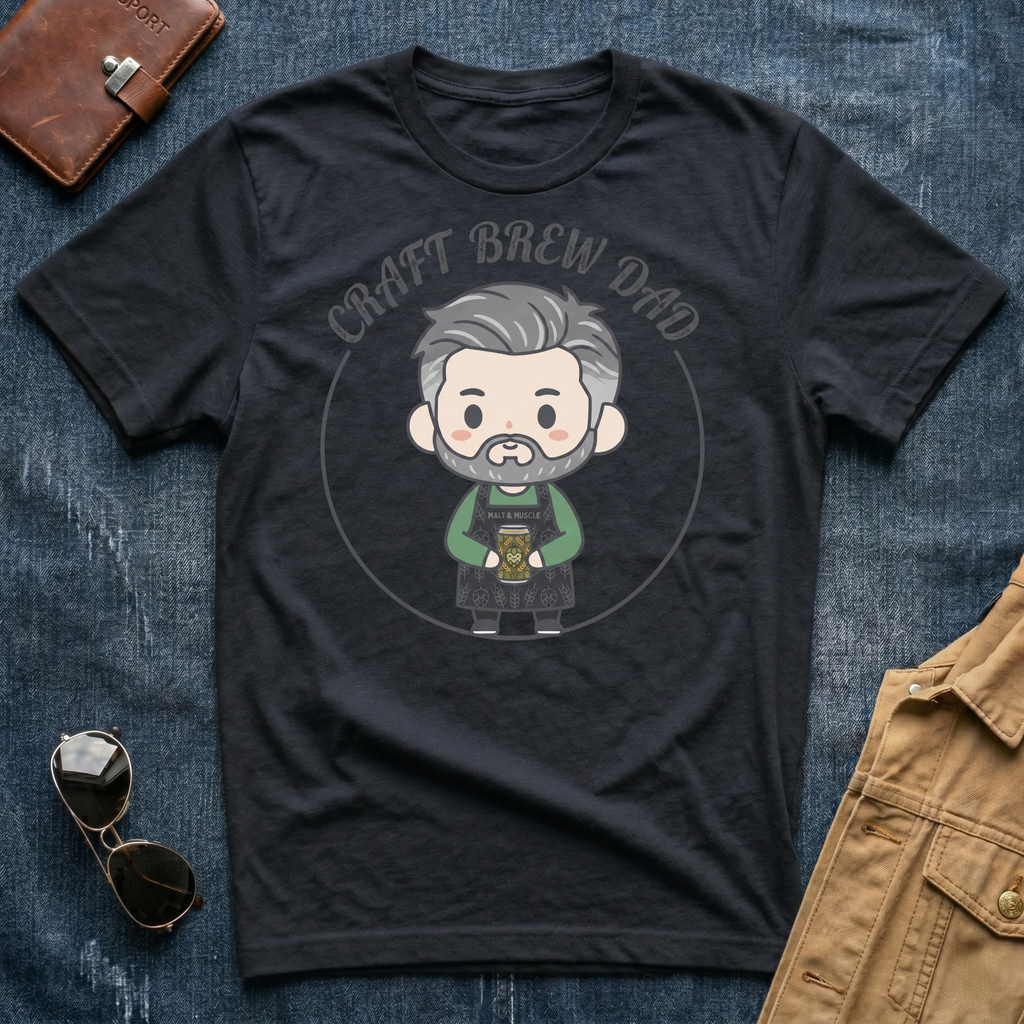 Anime Craft Brew Dad T-Shirt