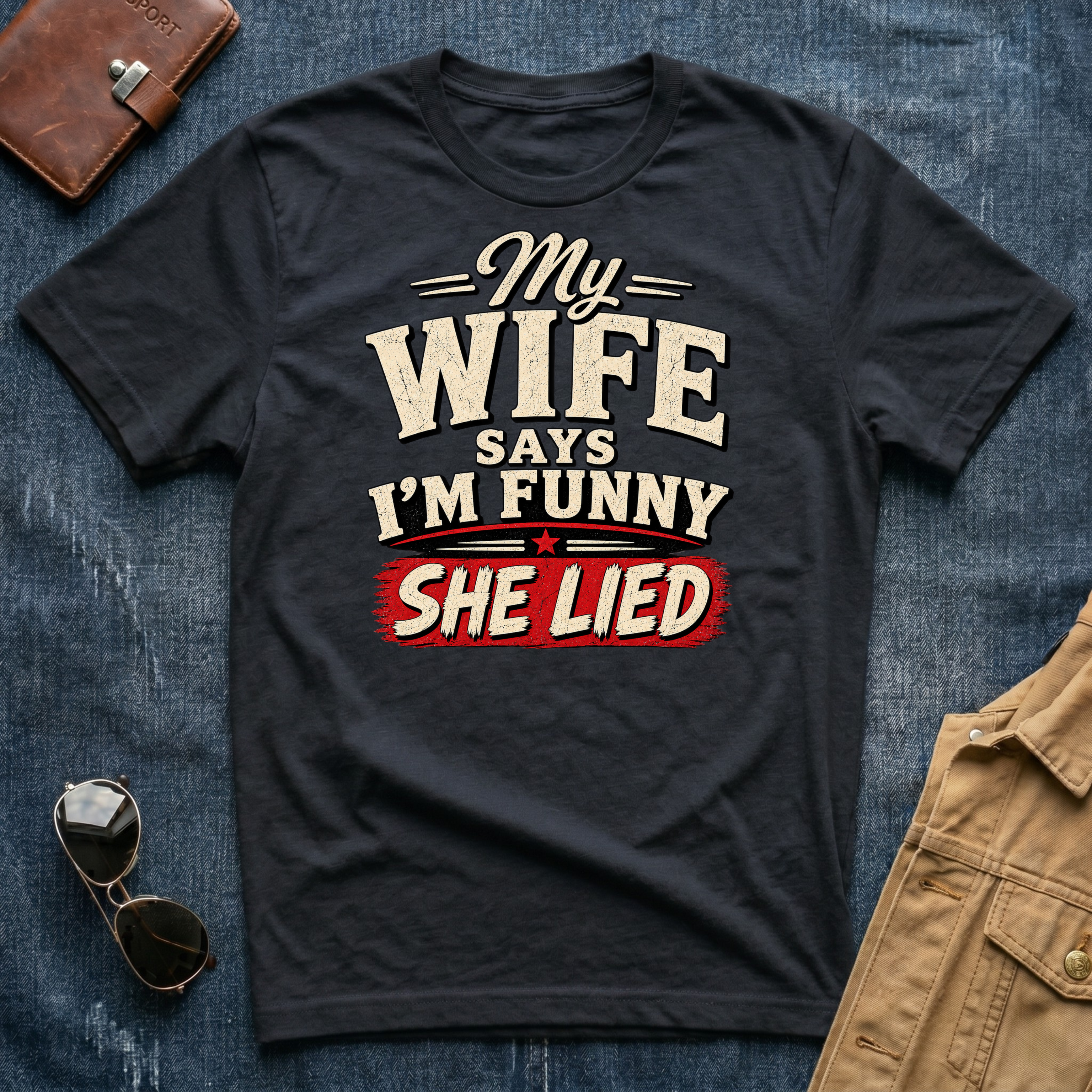 My Wife Says I'm Funny T-Shirt