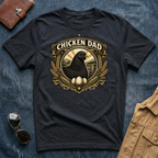 Chicken Dad Black T-Shirt