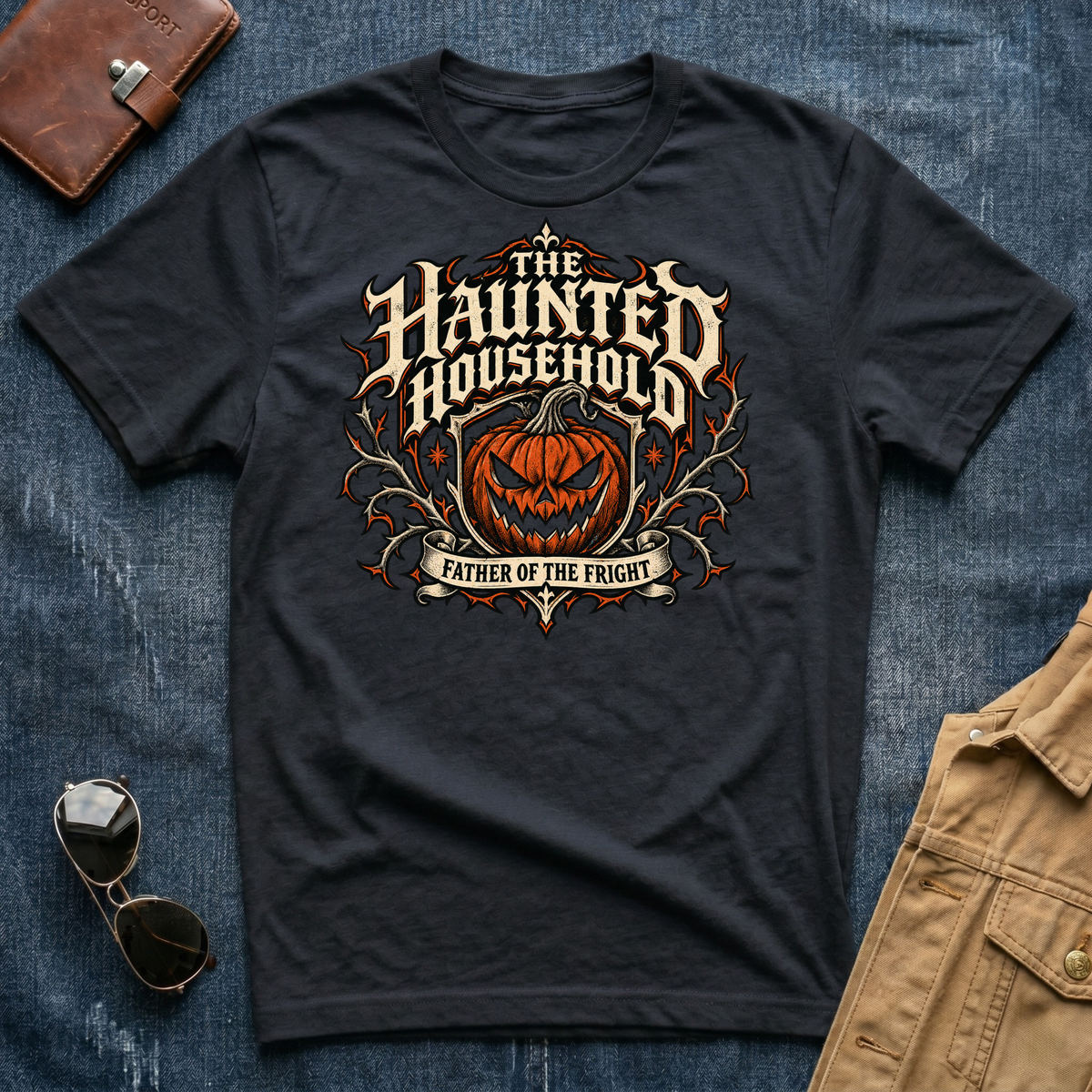The Haunted Household Pumpkin T-Shirt