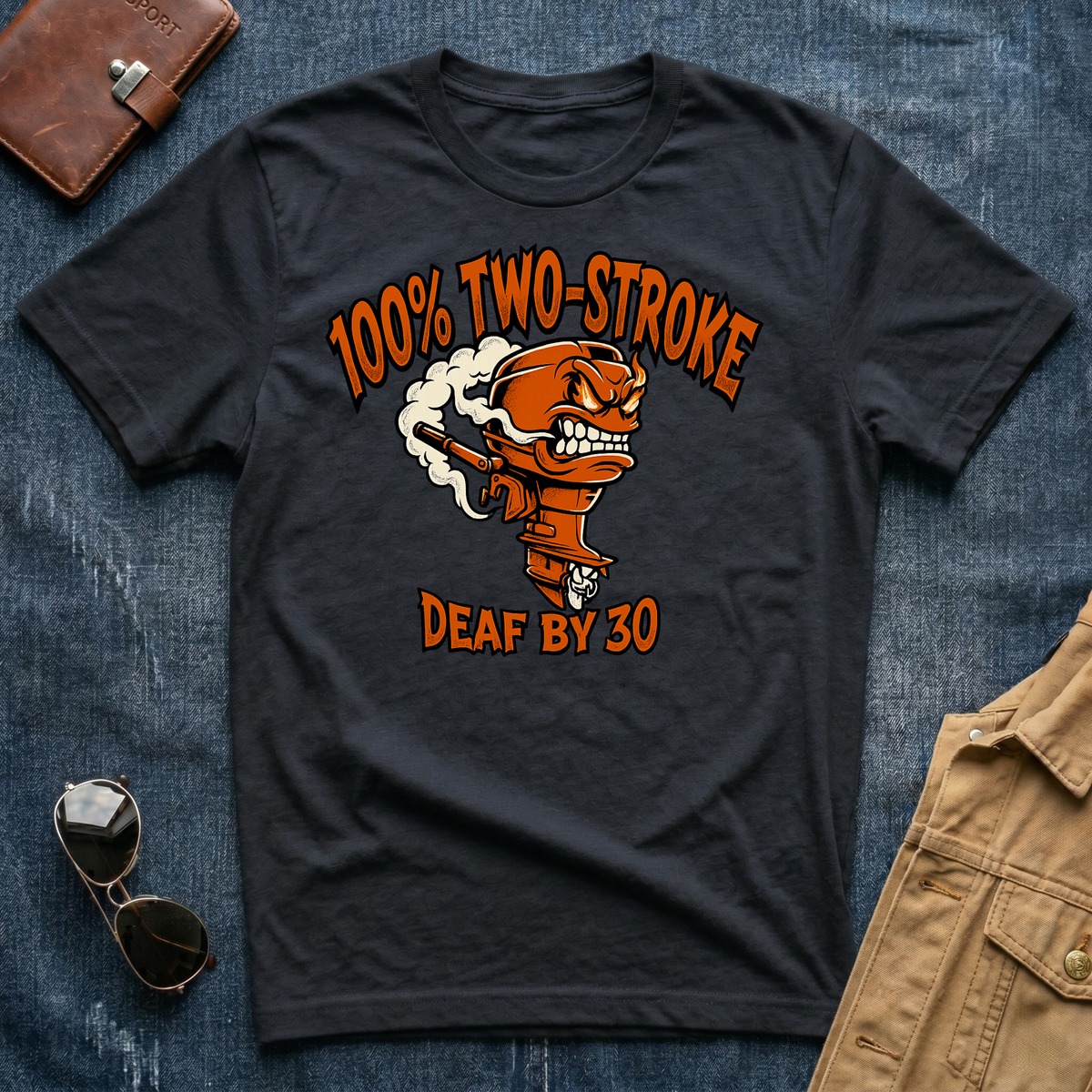 100% Two-Stroke Deaf by 30 T Shirt