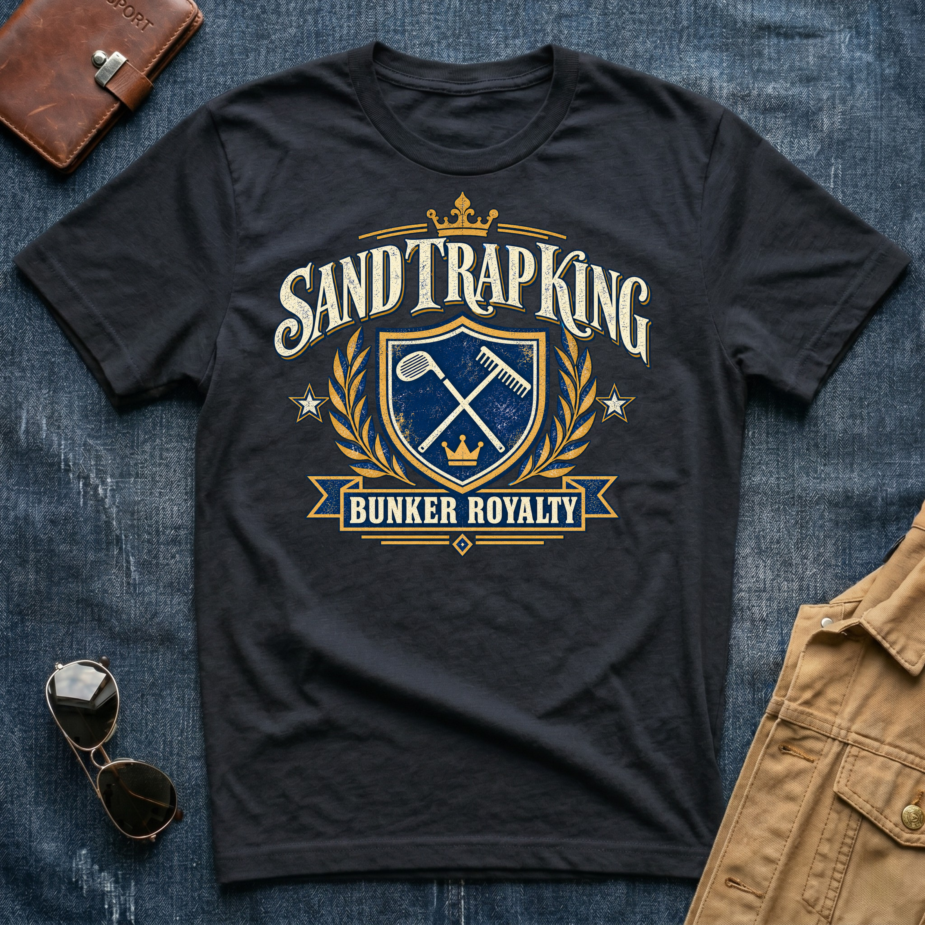 Sand Trap King Golf T-Shirt