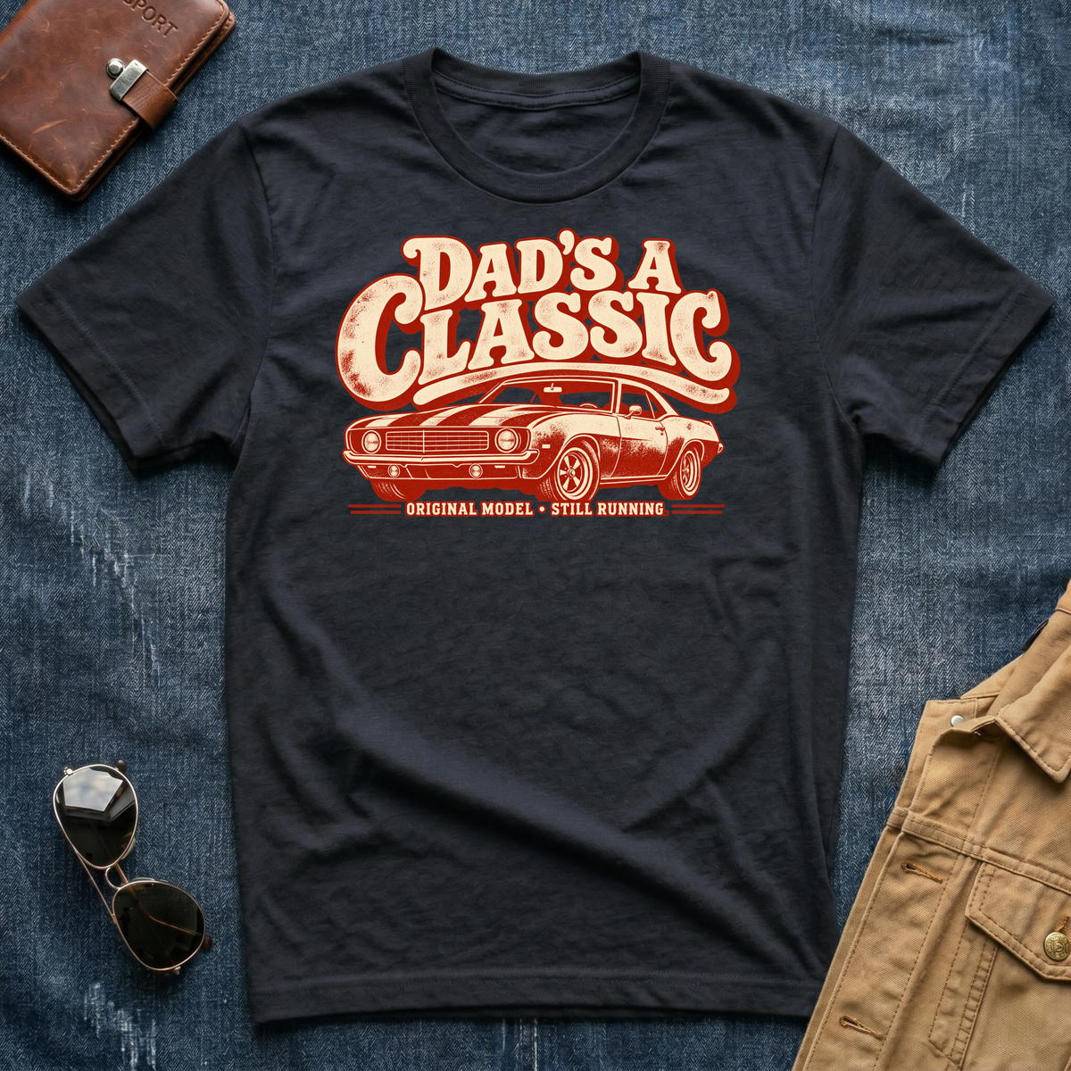Dad's a Classic Camaro T-Shirt