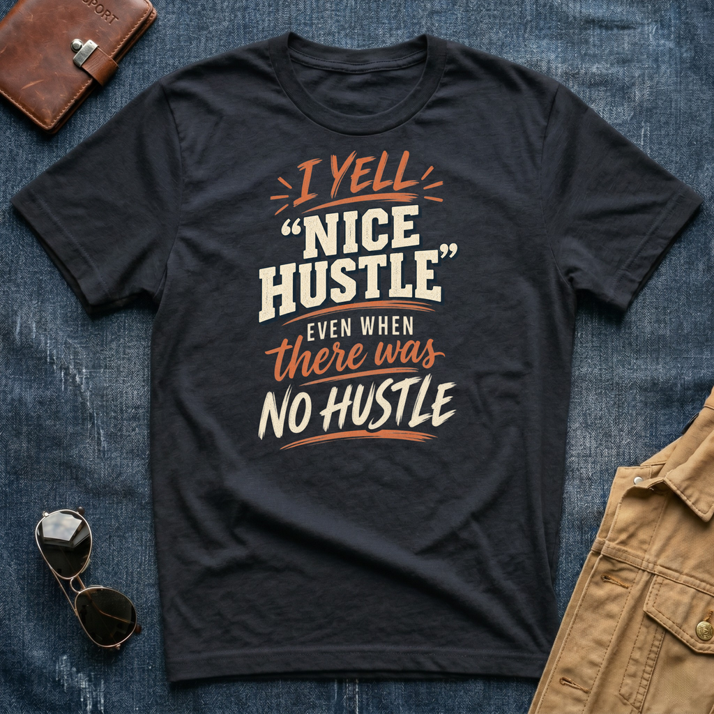 I Yell "Nice Hustle" Even When There Was No Hustle T Shirt