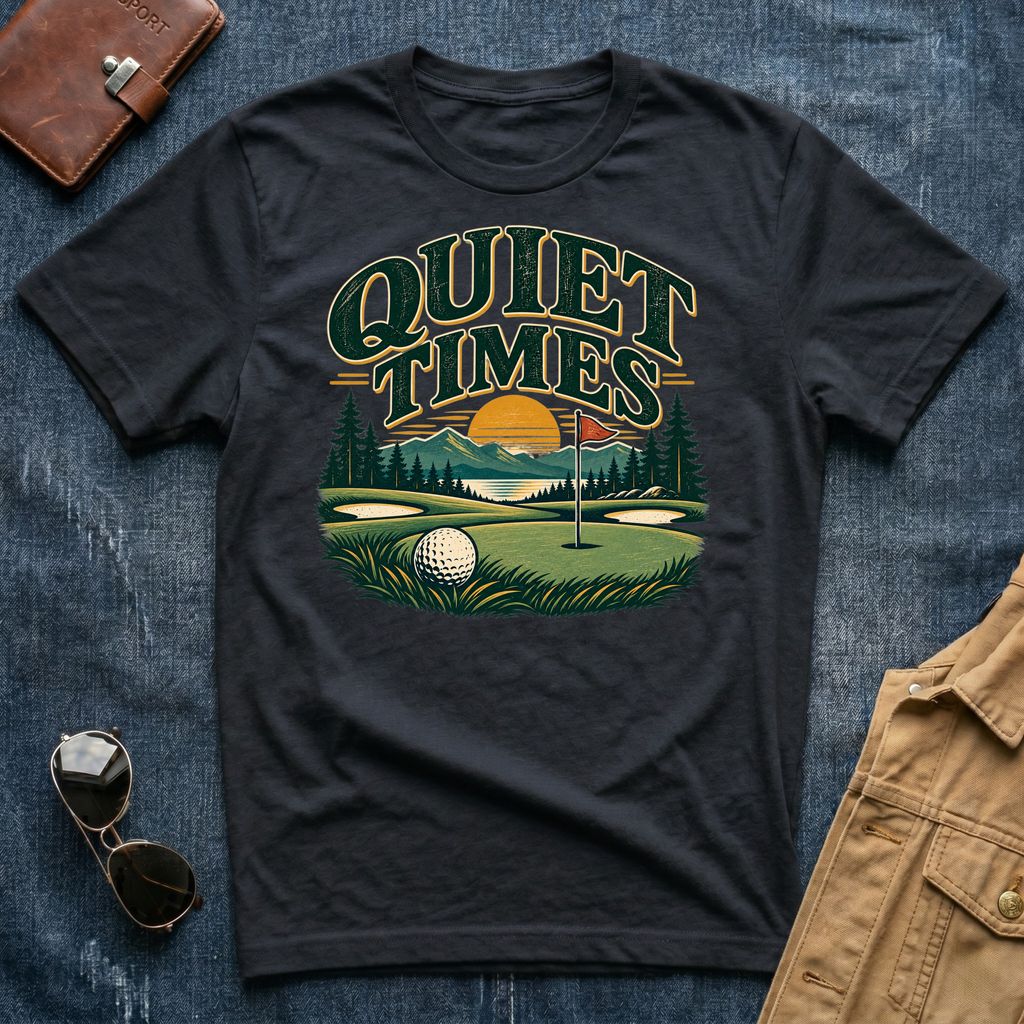 Quiet Times Golf T Shirt