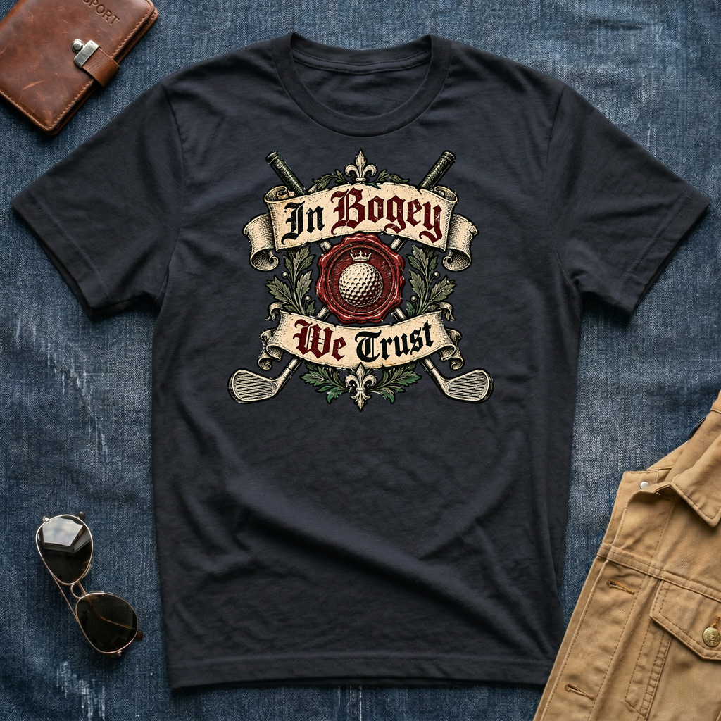 In Bogey We Trust T Shirt