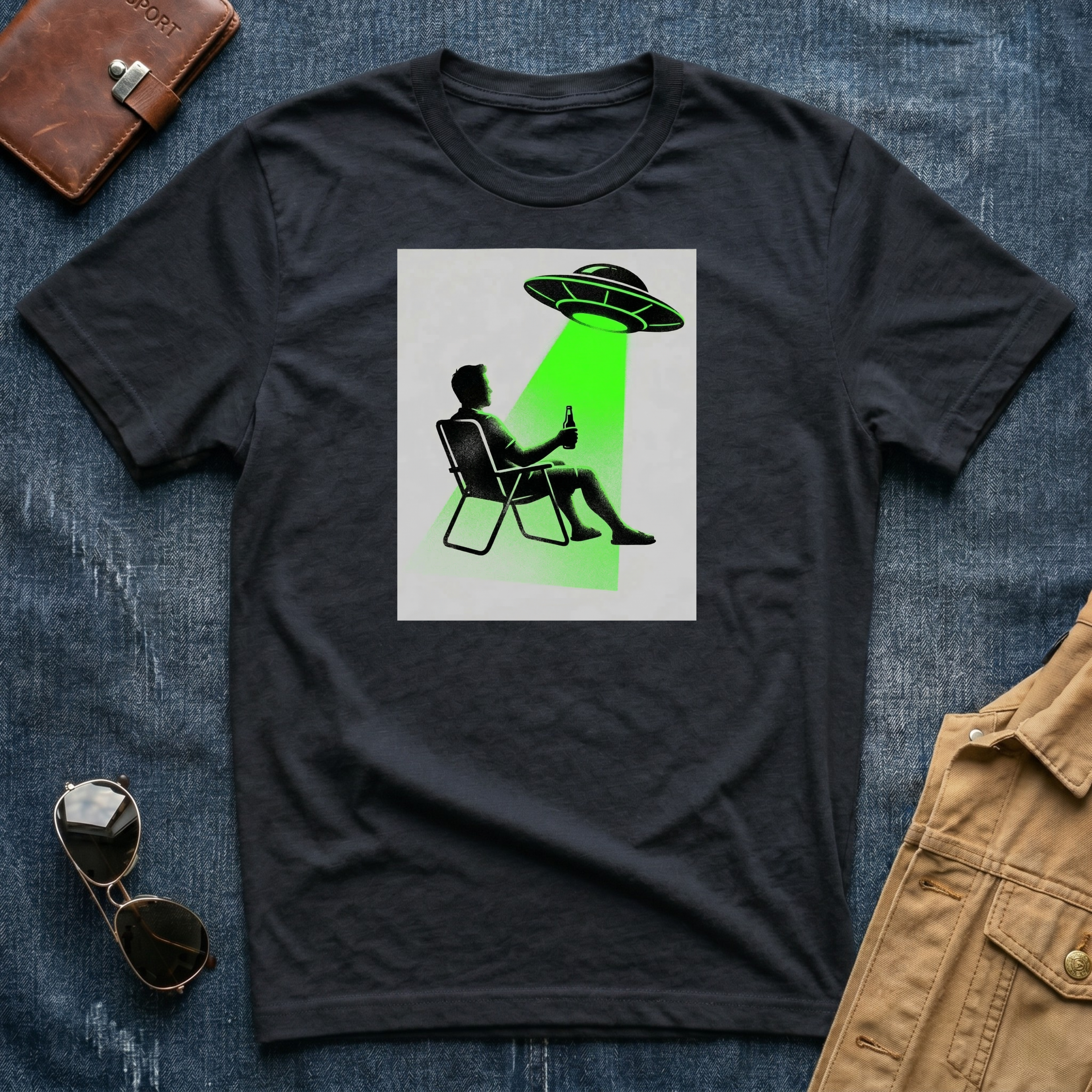 Spaceship Dad T Shirt