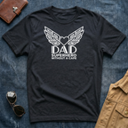 Dad Superhero White T-Shirt