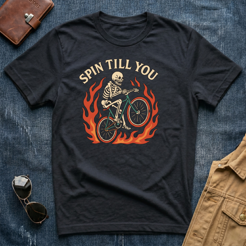 Spin Till You Skeleton T-Shirt