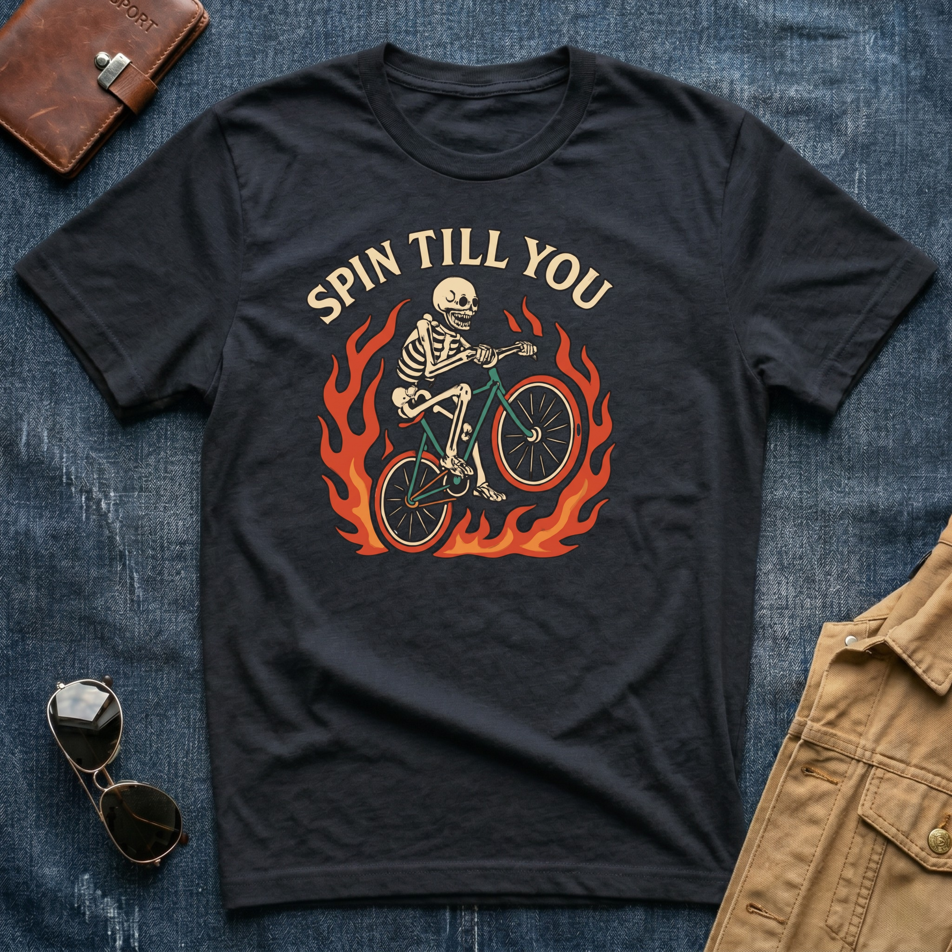 Spin Till You Skeleton T-Shirt