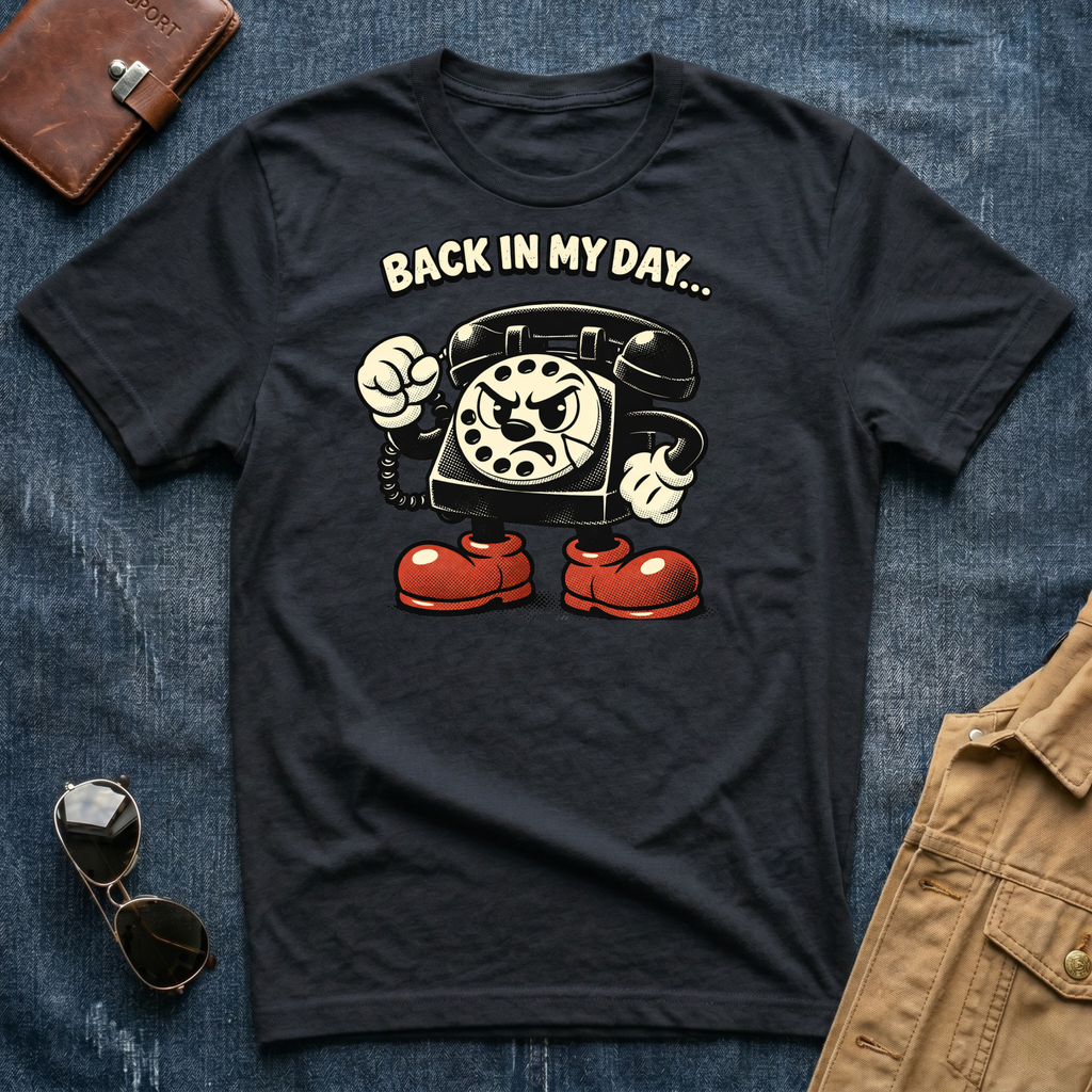 Back In My Day Telephone T Shirt