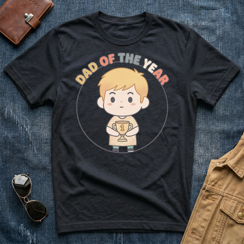 Anime Dad of the Year Blond T-Shirt
