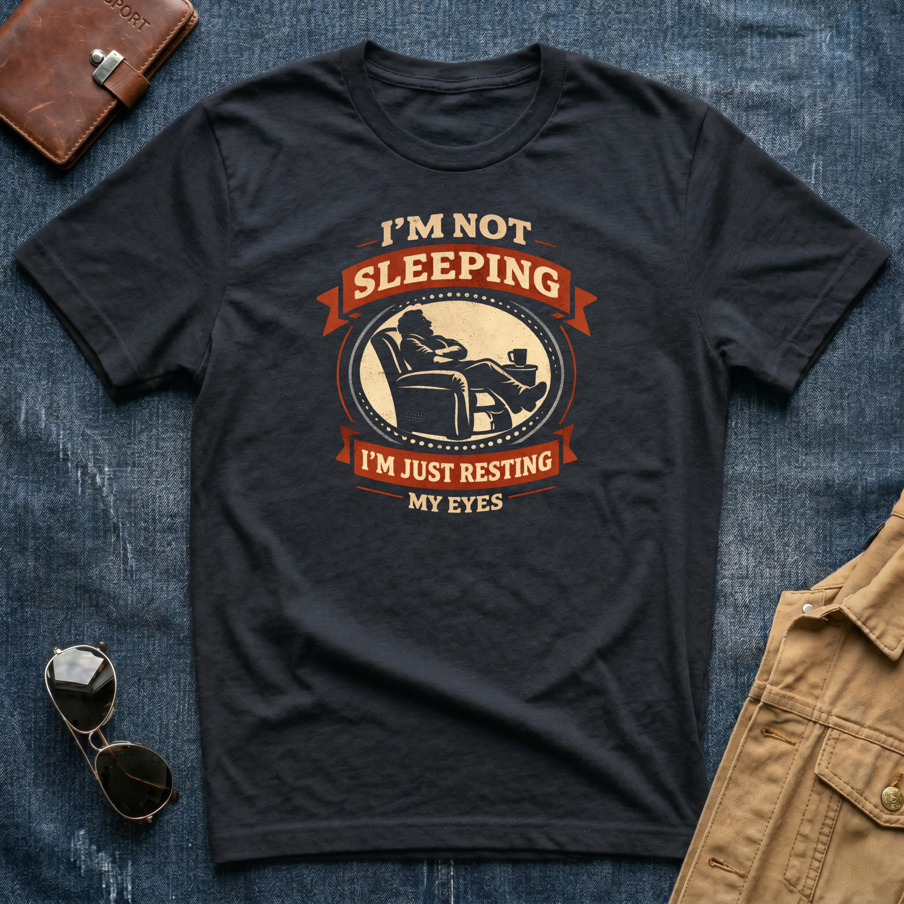 I'm Not Sleeping I'm Just Resting My Eyes T-Shirt