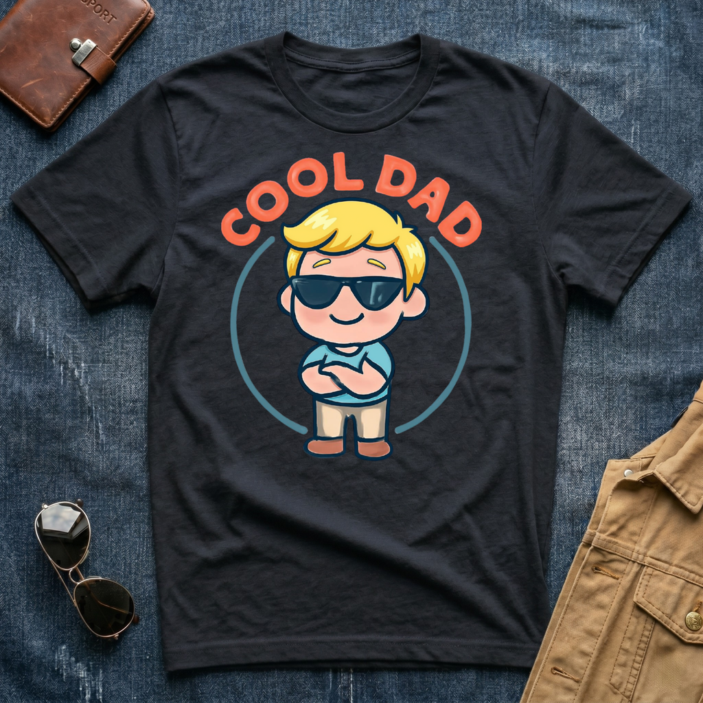 Anime Cool Dad Blond T-Shirt