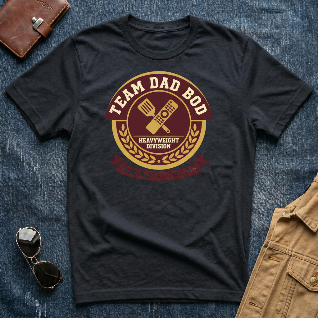 Team Dad Bod Heavy Weight Division T Shirt