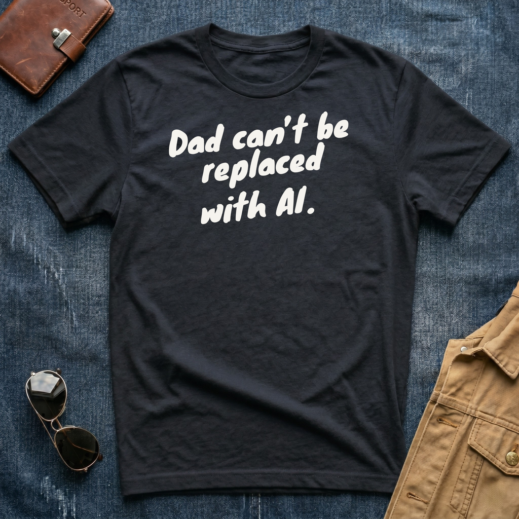 Dad Can't Be Replaced With AI T‑Shirt