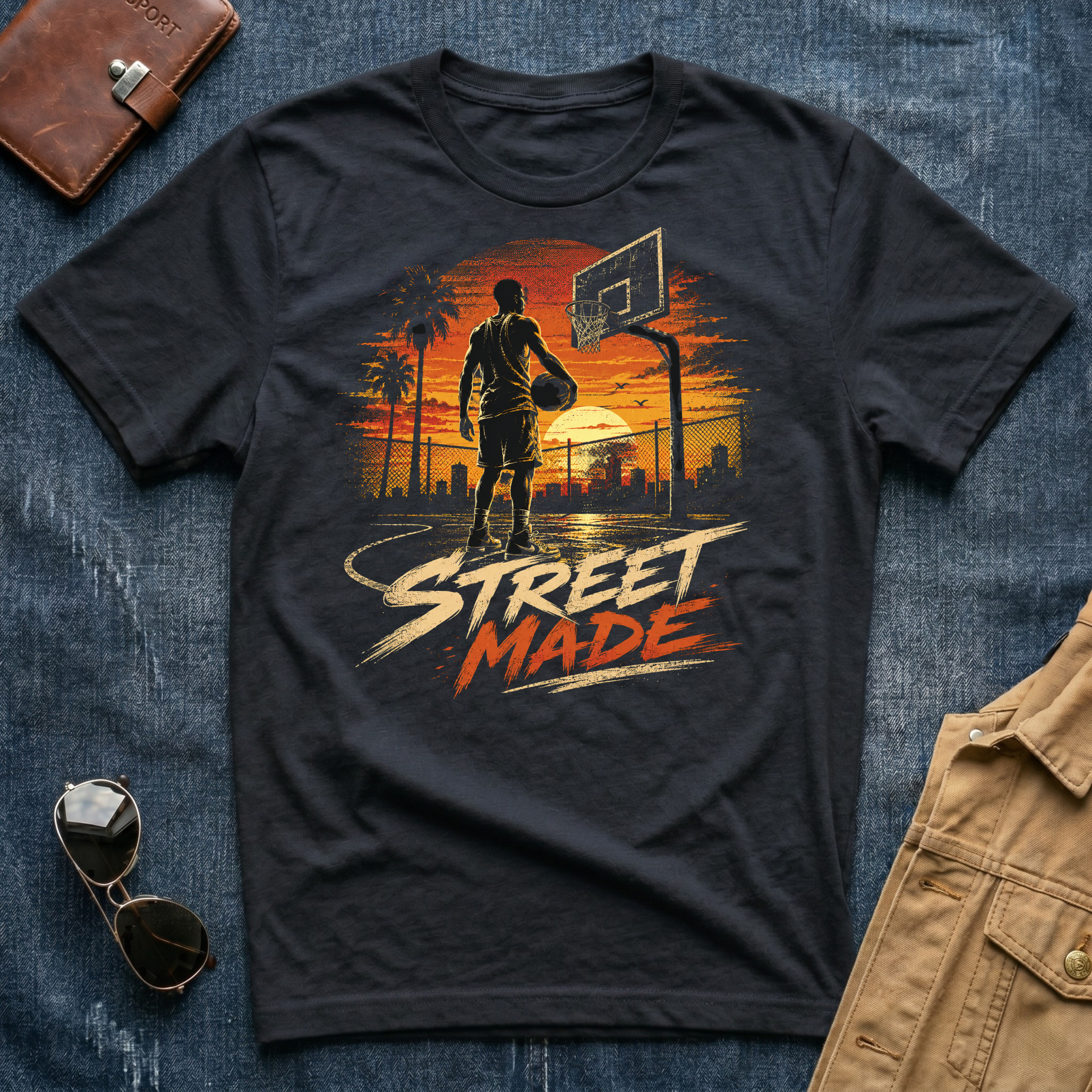 Street Made Basketball T-Shirt