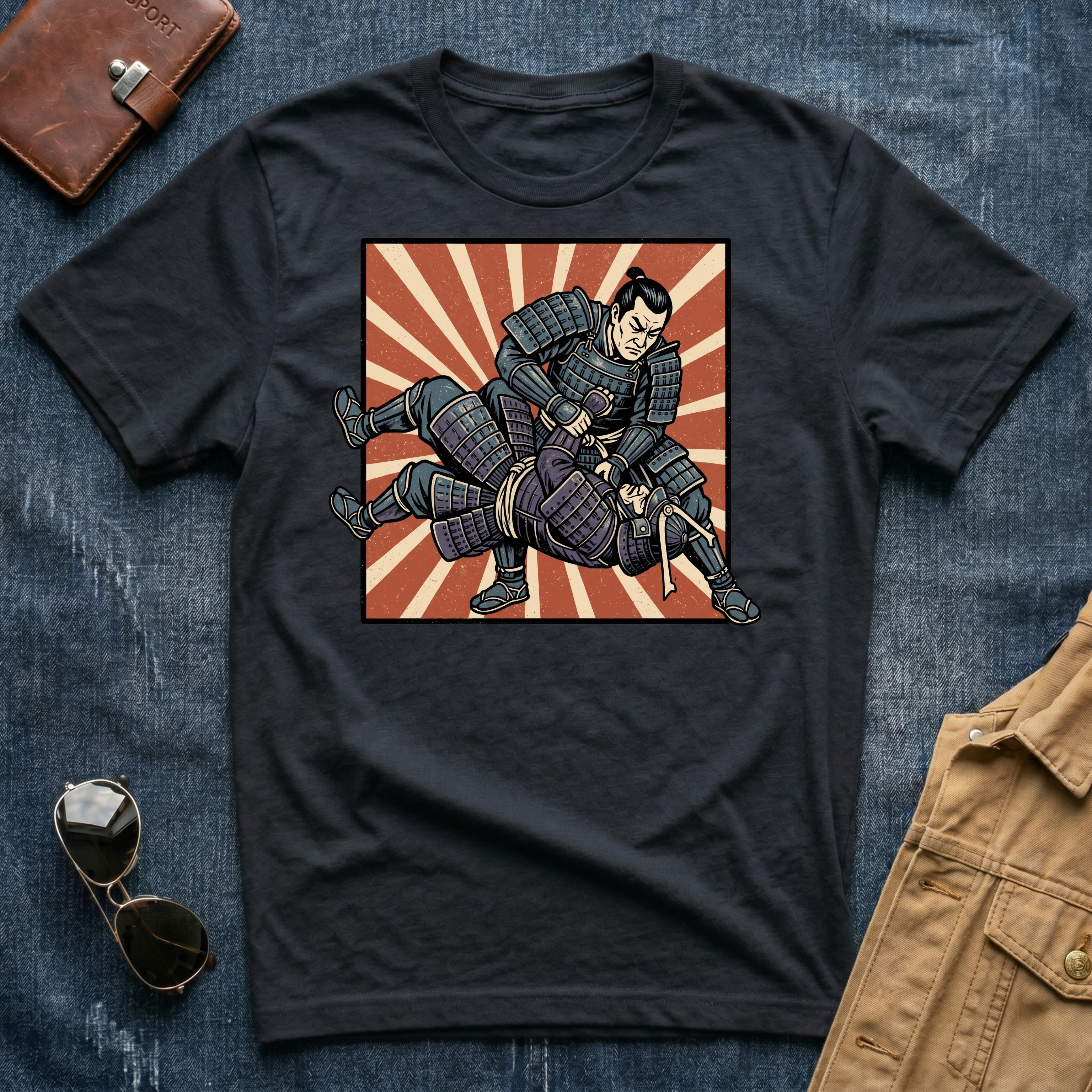 Samurai Take Down T Shirt