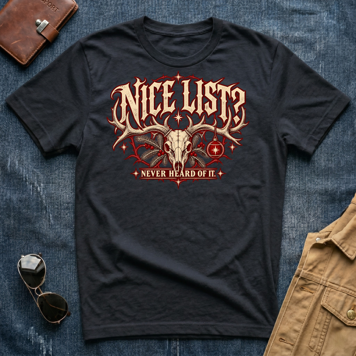 Nice List? Never Heard of It T-Shirt