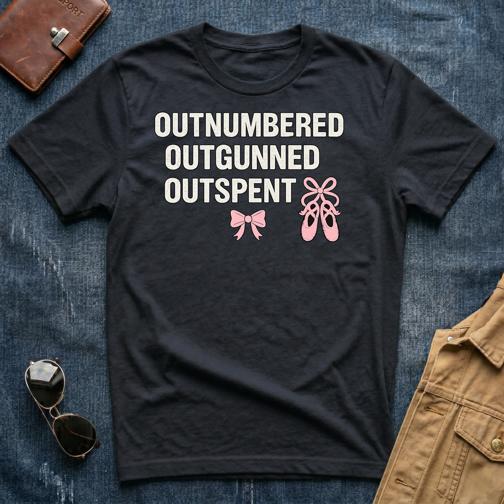 Outnumbered Outgunned Outspent 2 T Shirt