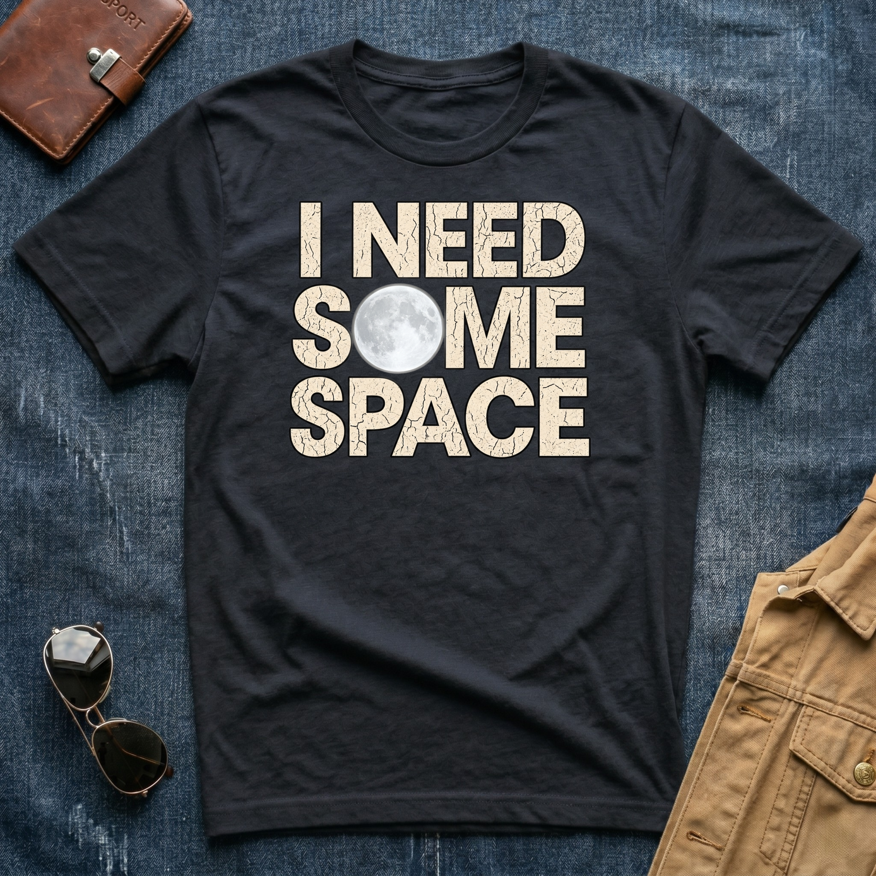I Need Some Space Full Moon T‑Shirt